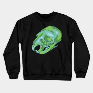 Neon Vole Skull Crewneck Sweatshirt